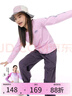 onmygame兒童打底衫t恤運(yùn)動男女童速干衣透氣新款 櫻花紫 140 曬單實拍圖