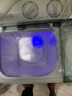 小鴨牌  洗+脫9公斤半自動洗衣機雙桶 雙缸大容量家用小型迷你波輪脫水半全自動迷你帶甩干 洗滌6公斤+脫水3公斤【藍光潔凈強勁電機】 【藍光潔凈款】 曬單實拍圖