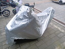 百幻電動(dòng)車(chē)防雨罩電瓶車(chē)防曬隔熱車(chē)衣遮雨布摩托車(chē)防雪防塵罩自行車(chē)雨衣 XL碼適用中型踏板【1.9m-2.1m】 曬單實(shí)拍圖