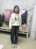 G.DUCKKIDS小黃鴨女童春秋季長(cháng)袖連帽衛衣寬松套裝新款洋氣韓版中大童兩件套 套裝(衛衣+牛仔褲) 160 曬單實(shí)拍圖
