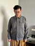 耐帝春秋防靜電工作服男裝套裝行政夾克外套高端電工工程服企業(yè)定制女 【套裝】-深灰（企業(yè)優(yōu)選） 3XL (185) 【建議170-190斤】 曬單實(shí)拍圖