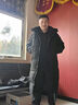 BOBBY BIZZ95%白鵝絨羽絨服男女2025新款超長(cháng)款外套情侶過(guò)膝加厚寬松中戲服 黑色 XL (160) 145到165斤 曬單實(shí)拍圖