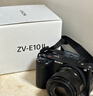 索尼（SONY）ZV-E10 微單數(shù)碼相機(jī) 4K視頻 vlog 直播相機(jī) zv-e10 創(chuàng)意濾鏡 黑色套機(jī)【128卡+相機(jī)套+品牌電池+座充】 官方標(biāo)配【國補(bǔ)】 曬單實(shí)拍圖
