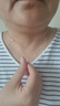 央創(chuàng)時(shí)尚足銀項(xiàng)鏈女款輕奢小眾高級(jí)感七夕情人節(jié)生日禮物女生送女朋友老婆 曬單實(shí)拍圖