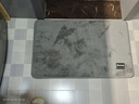 潔麗雅家用地墊腳墊衛生間吸水防滑浴室墊腳門(mén)口毛巾墊 灰色短絨款【吸水防滑不掉毛】 80cm*50cm 1件數 【大號】 曬單實(shí)拍圖