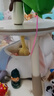 babypods花生桌兒童書(shū)桌寶寶桌椅可升降調節嬰幼兒早教學(xué)習桌寫(xiě)字桌椅套裝 花生桌+小熊沙發(fā) 曬單實(shí)拍圖