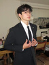 花花公子（PLAYBOY）西服套裝男士韓版修身外套新郎結(jié)婚禮服商務(wù)職業(yè)正裝休閑小西裝男 雙扣黑色 西裝+西褲+襯衫 XL （建議120-134斤） 曬單實(shí)拍圖