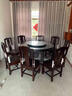 東宴印尼紫檀木實(shí)木餐桌椅組合家用圓桌新中式家用飯桌子大圓桌帶轉盤(pán) 國色天香椅【印尼紫檀木】 定制其他顏色【先咨詢(xún)-單拍不發(fā)】 曬單實(shí)拍圖