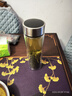 高硼硅雙層玻璃杯大容量泡茶杯茶水分離安全無(wú)毒隔熱杯車(chē)載水杯商 顯溫蓋530ml大容量直筒杯 曬單實(shí)拍圖