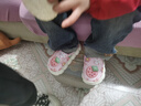 兒童拖鞋冬PU防水皮面棉拖鞋女童家居保暖小童室內幼兒寶寶毛拖鞋 Q22-拖鞋-粉色 17.5 -28/29碼內長(cháng)17.5CM約4-5歲 曬單實(shí)拍圖