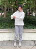 安踏雪鸮衛衣丨環(huán)保休閑套頭衫女秋冬新款寬松連帽抓絨衣運動(dòng)上衣 曬單實(shí)拍圖