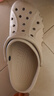 卡駱馳（crocs）洞洞鞋男女鞋貝雅一腳蹬穿沙灘鞋涼拖鞋 10126-2V3 M10W12 曬單實(shí)拍圖