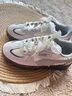 彪馬（PUMA）【德訓鞋】復古銀灰蕾絲厚底鞋女新款T字鞋PALERMO401286 灰色-迷霧灰-01 36 曬單實(shí)拍圖