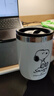 史努比（SNOOPY）保溫杯 帶手柄不銹鋼辦公保溫杯水杯可愛(ài)杯子情侶杯420ML 白色 曬單實(shí)拍圖