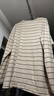 蕉內（Bananain）棉棉305H男女士睡衣睡褲純棉情侶家居服套裝春秋季長(cháng)袖長(cháng)褲不悶汗 【男士】暖灰條紋 L 曬單實(shí)拍圖