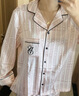 維多利亞的秘密（Victoria's Secret）田曦薇同款 宅度假水光綢家居服絲滑涼感長(cháng)袖長(cháng)褲睡衣套裝 曬單實(shí)拍圖