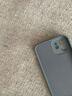 阿斯?。ˋTHDDIN） 蘋(píng)果系列型號手機殼iPhone 直邊精孔硅膠軟殼帶蘋(píng)果標 煙灰藍【純色軟殼】 蘋(píng)果12 曬單實(shí)拍圖