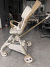 DearMomDearMom 大白車(chē)高景觀(guān)新生兒遛娃神器嬰兒推車(chē)可坐躺輕便攜溜娃 奶油香檳金pro版（送蚊帳涼席） 曬單實(shí)拍圖