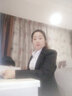 金蒂情 秋裝西裝套裝正裝小西裝女式工作服制服 職業(yè)裝女裝套裝 黑色西裝+白襯+黑裙+黑褲 M（建議90-100斤） 曬單實(shí)拍圖