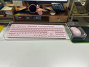 聯(lián)想（lenovo）無(wú)線(xiàn)鍵盤(pán)鼠標套裝 鍵鼠套裝 全尺寸鍵盤(pán) 商務(wù)辦公 USB 適用筆記本臺式機一體機 T221 粉色 曬單實(shí)拍圖