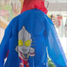 幸?，旣悾–heerful Mario）奧特曼兒童雨衣男童2024防水全身帶書(shū)包位寶寶小孩幼兒園上學(xué)雨披 曬單實(shí)拍圖
