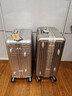 新秀麗（Samsonite）行李箱20英寸拉桿箱鋁鎂合金旅行箱高端密碼登機箱銀色DB3 曬單實(shí)拍圖