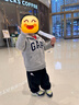 蓋璞男女幼童2025秋季新款抓絨logo連帽衛衣外套兒童裝美版723271 曬單實(shí)拍圖