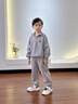 G.DUCKKIDS童裝男寶寶春秋季衛衣套裝2025新款兒童衣服中小童春裝休閑兩件套 熱售灰色立領(lǐng)繡花長(cháng)袖兩件套 90 cm 建議身高80-85cm年齡1-2 曬單實(shí)拍圖
