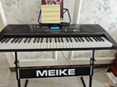 美科（MEIRKERGR）MK-975（智能版） 亮燈跟彈61鍵鋼琴鍵多功能智能電子琴樂器 連接U盤手機(jī)pad帶琴架 曬單實(shí)拍圖