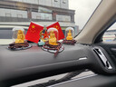 絨沙金車(chē)載佛像生肖本命佛汽車(chē)用品守護神擺件觀(guān)音菩薩車(chē)擺件 不動(dòng)明王生肖雞守護神 曬單實(shí)拍圖