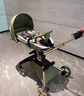 DearMomDearMom 大白車(chē)高景觀(guān)新生兒遛娃神器嬰兒推車(chē)可坐躺輕便攜溜娃 輕奢蘇古綠pro版（送蚊帳涼席） 曬單實(shí)拍圖