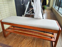 林家小子實(shí)木換鞋凳入戶(hù)門(mén)穿鞋凳子門(mén)口家用鞋柜坐凳一體軟包進(jìn)門(mén)長(cháng)條凳子 100cm胡桃色【軟包座面】 曬單實(shí)拍圖