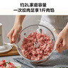 美的（Midea）絞肉機家用絞餡機 碎肉機 電動多功能料理攪拌機餃子肉餡輔食機 蒜蓉機 攪肉機JC001約2L 曬單實拍圖