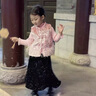 G.DUCKKIDS小黃鴨童裝女童套裝冬季兒童過(guò)年衣服女小童新中式加厚馬甲半身裙 馬甲加裙子+毛衣 120 尺碼5~6歲【110-120cm】cm 曬單實(shí)拍圖