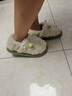 BIBK德國品牌不掉毛棉拖鞋女款2025新款秋冬季室內居家防滑厚底保暖毛 淺綠【可愛(ài)羊角】 35-36 36-37【適合腳穿】 曬單實(shí)拍圖