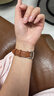 MSSM適用蘋(píng)果手表表帶apple watch手表小蠻腰真皮女表帶iwatch S11/ultra3/S10/9/SE3 淺棕44/45/46/49 曬單實(shí)拍圖