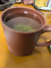 百年利永宜興紫砂杯純全手工原礦紫泥無(wú)雙蓋杯辦公家用泡茶杯子365ml 曬單實(shí)拍圖