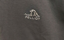伯希和（Pelliot）速干t恤男女立領(lǐng)長袖春夏新款戶外運動休閑抑菌跑步情侶健身上衣 【男款】漫暮黑/抑菌速干 L 曬單實拍圖