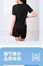 李寧速干短袖女款夏季新款冰絲透氣圓領(lǐng)半袖寬松休閑戶外跑步運(yùn)動T恤 黑色 M /170 (105-125斤) 曬單實(shí)拍圖
