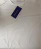 羅蒙（ROMON）T恤男短袖夏季潮流冰絲感百搭上衣商務(wù)休閑透氣打底衫LY7白6XL 曬單實(shí)拍圖