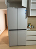 美的（Midea）首創(chuàng)45cm超薄嵌入餐邊柜家用客廳冰箱左餐右廚大容量底部散熱十字四開門國家補貼BCD-427WUSGPZM 曬單實拍圖