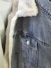森馬（Semir）牛仔外套女拼接仿兔毛翻領(lǐng)寬松港風(fēng)冬季落肩夾棉夾克103724108001 曬單實拍圖