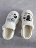 skingcond德國洞洞鞋女冬季2025新加絨加厚底增高踩屎感外穿毛絨包頭棉拖鞋 米白煤球【加絨升級款】 37-38  標準碼(內長(cháng)240MM) 曬單實(shí)拍圖