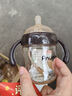 RIKZ奶瓶ppsu6個(gè)月以上寶寶斷奶神器嬰兒一歲2歲3歲鴨嘴吸管杯防脹氣 300ml棕【3用】 奶嘴、鴨嘴、吸嘴 曬單實(shí)拍圖