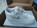 耐克空軍一號大童皮面運動(dòng)鞋冬季新款男女童板鞋NIKE AF1 IM6697 141帆白/天青石藍/帆白/帆白 40 曬單實(shí)拍圖
