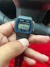 卡西歐（CASIO）小方塊簡(jiǎn)約復(fù)古防水電子學(xué)生表男女手表情人節(jié)禮物 F-91W-1 曬單實(shí)拍圖