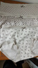 抱抱棉4條裝純棉100%抑菌襠女士內(nèi)褲蕾絲邊波點蝴蝶結(jié)純欲中腰內(nèi)褲女 曬單實拍圖