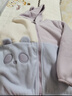 戴維貝拉（DAVE＆BELLA）兒童搖粒絨外套女童衣服連帽男童上衣2025秋季新款童裝寶寶外衣 紫色【現(xiàn)貨】 110 cm（建議身高100-110cm） 曬單實(shí)拍圖