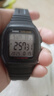 卡西歐（CASIO）手表戶(hù)外運動(dòng)防水時(shí)尚簡(jiǎn)約復古學(xué)生小方表W-96H-1A 2A 1B2A電子表 W-96H-1B深灰色 曬單實(shí)拍圖