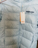 雪中飛童裝兒童輕薄羽絨服男童新款中大童女童薄款外套冬冰藍色 160cm 曬單實(shí)拍圖